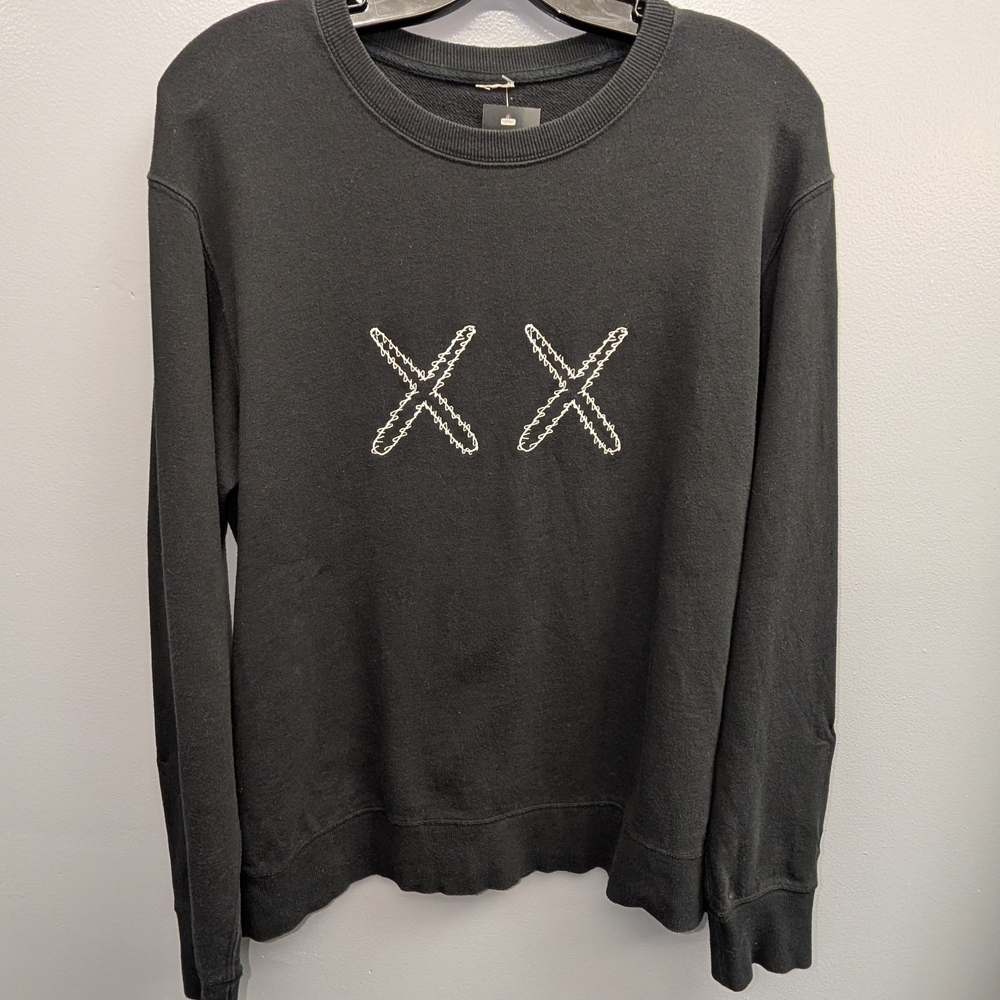 Black Sweatshirt with XX Design
